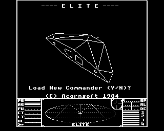 Elite computer game