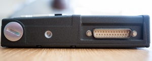 Battery Compartment & RS 232 Port